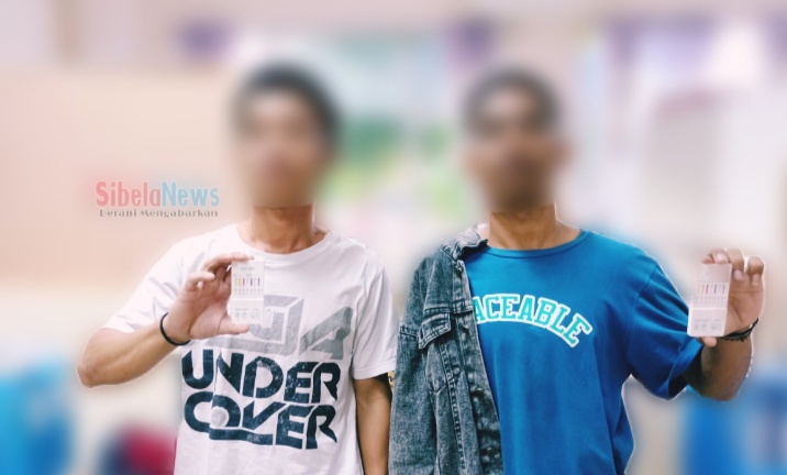 Foto Dua Orang Tersangka Ilham dan Rahul. 