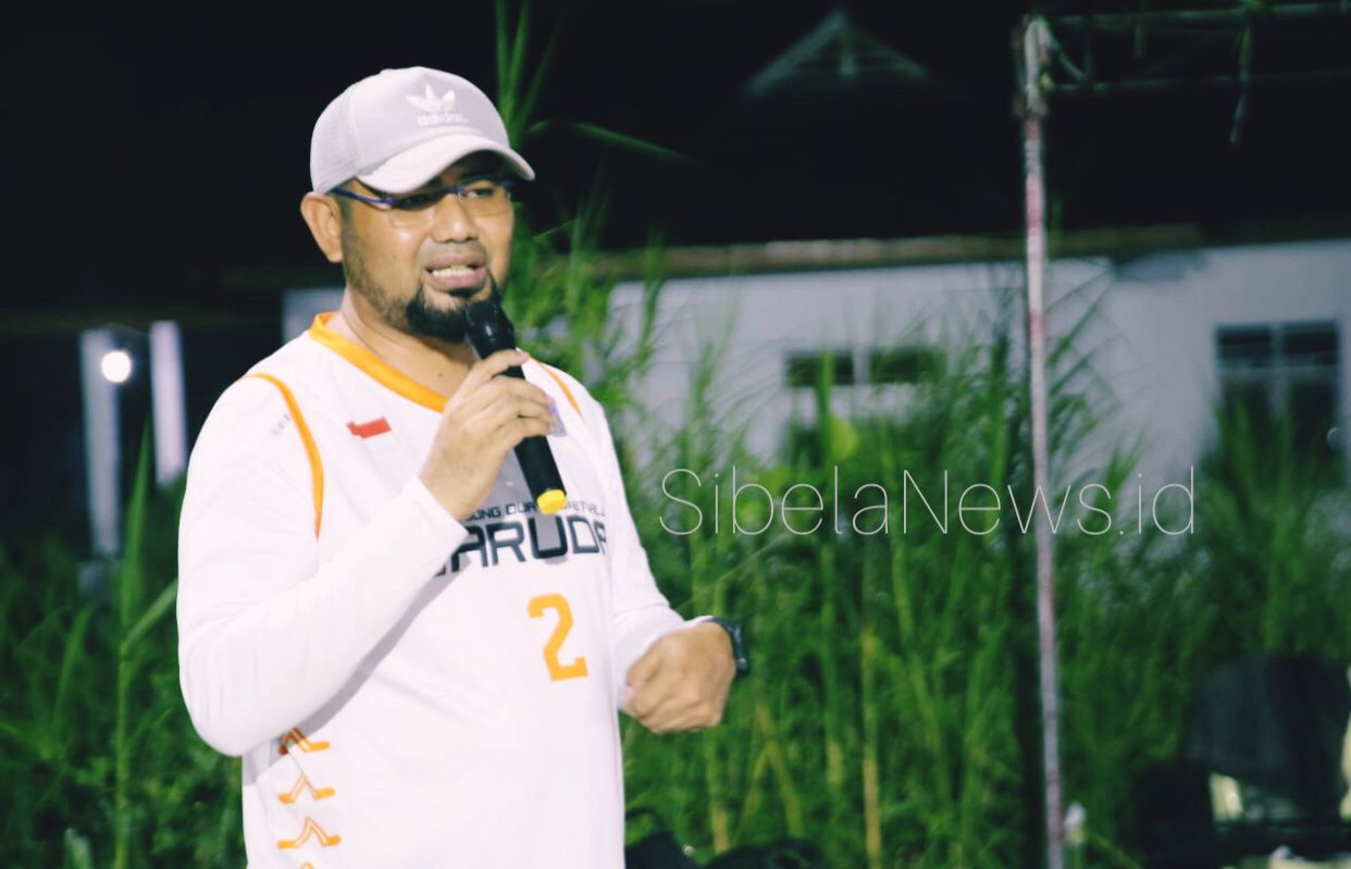 Gambar : Wakil Bupati Kabupaten Halmahera Selatan, Hasan Ali Bassam Kasuba Saat Sampaikan Sambutan.