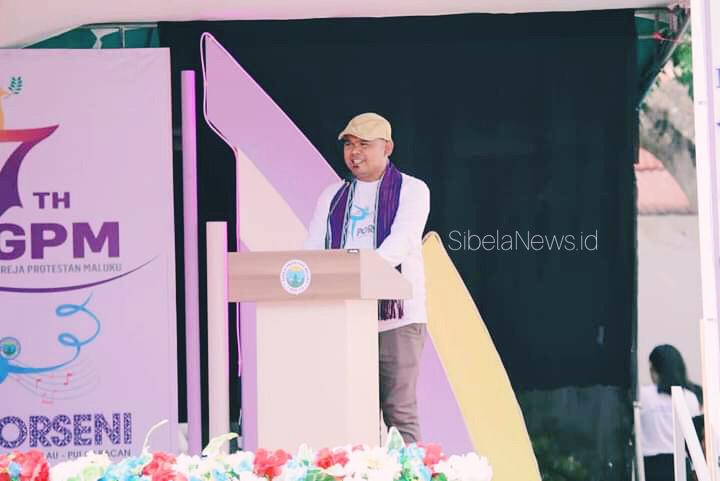 Gambar : Ketua Klasis GPM Pulau-pulau Bacan Pdt. Albert Efraim Kofit, M.Si.