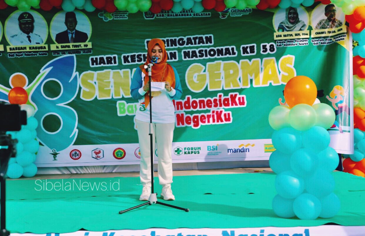 Gambar : Kadis Kesehatan Kabupaten Halmahera Selatan, Asiah Hasyim SKM, M.KES (foto/cecep).