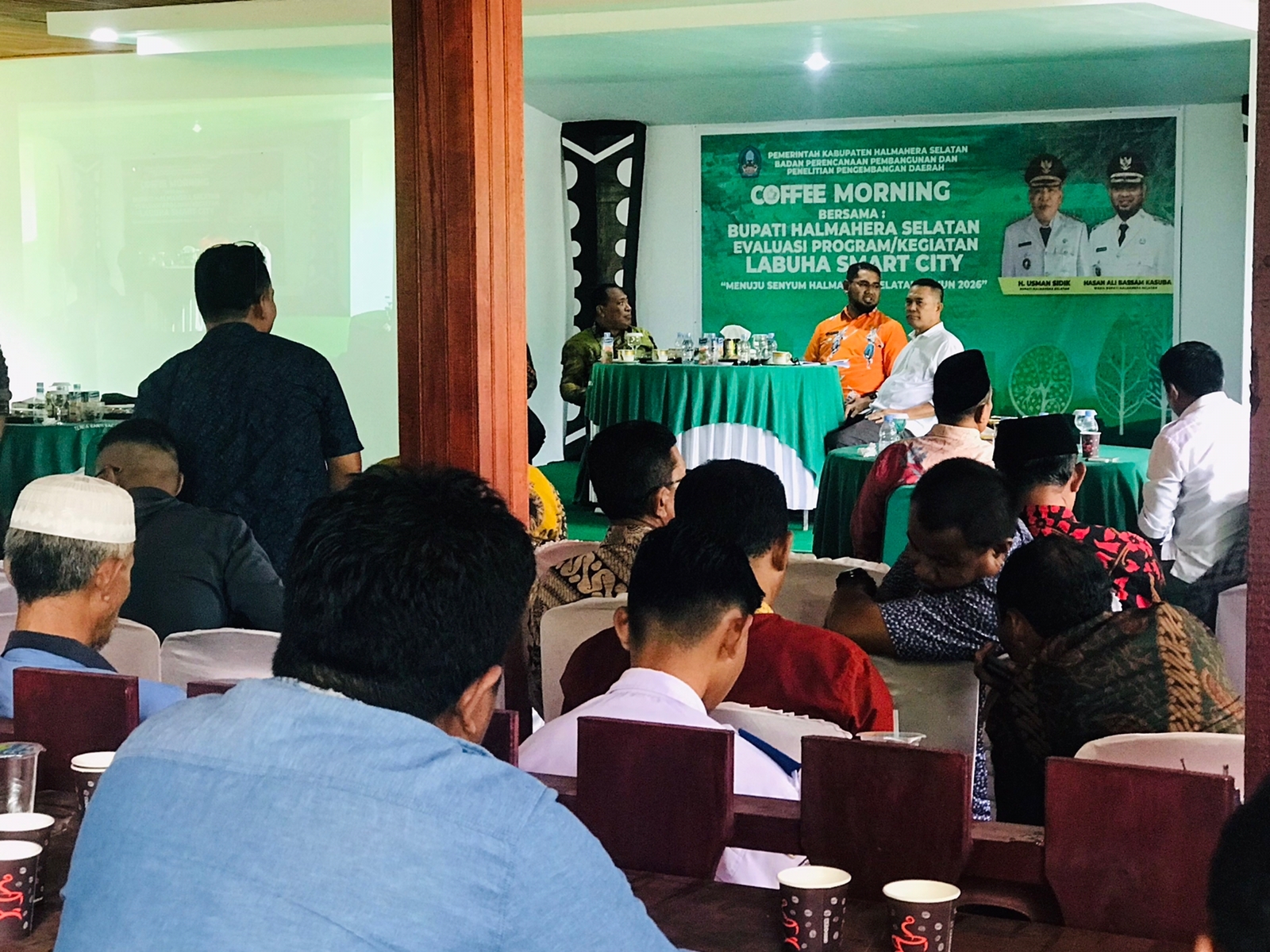 Gambar : Coffee Morning Yang Dilaksanakan Oleh Pemda Halsel.