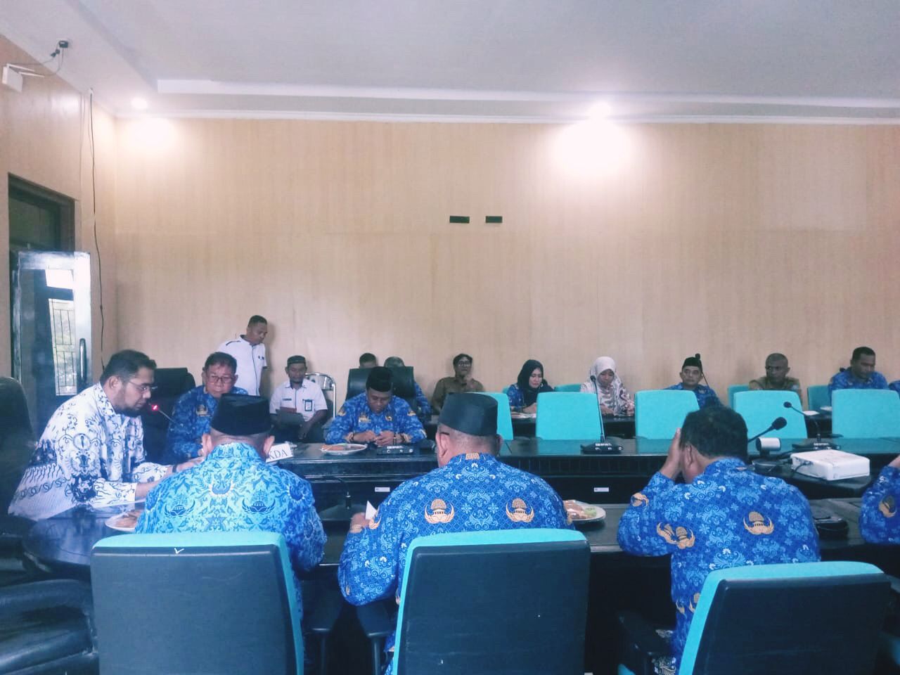 Gambar : Saat Rapat Kesiapan Acara Akhir Tahun di Pulau Obi.
