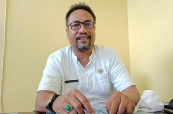 Gambar : Kepala Dinas Pekerjaan Umum dan Penataan Ruang (PUPR) Kabupaten Pulau Morotai, Muhammad Jain A. Kadir.