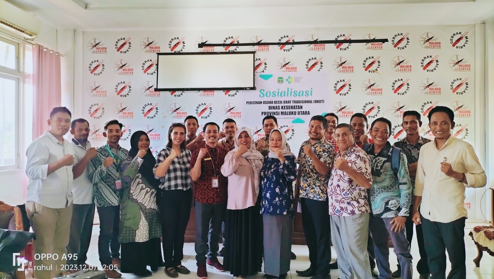 Gambar : Forum Kepala Puskesmas Kabupaten Halmahera Selata.