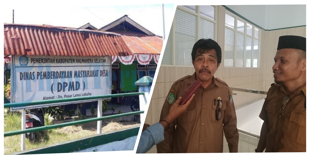 Gambar : Kadis DPMD Halsel, Ilham Abubakar.