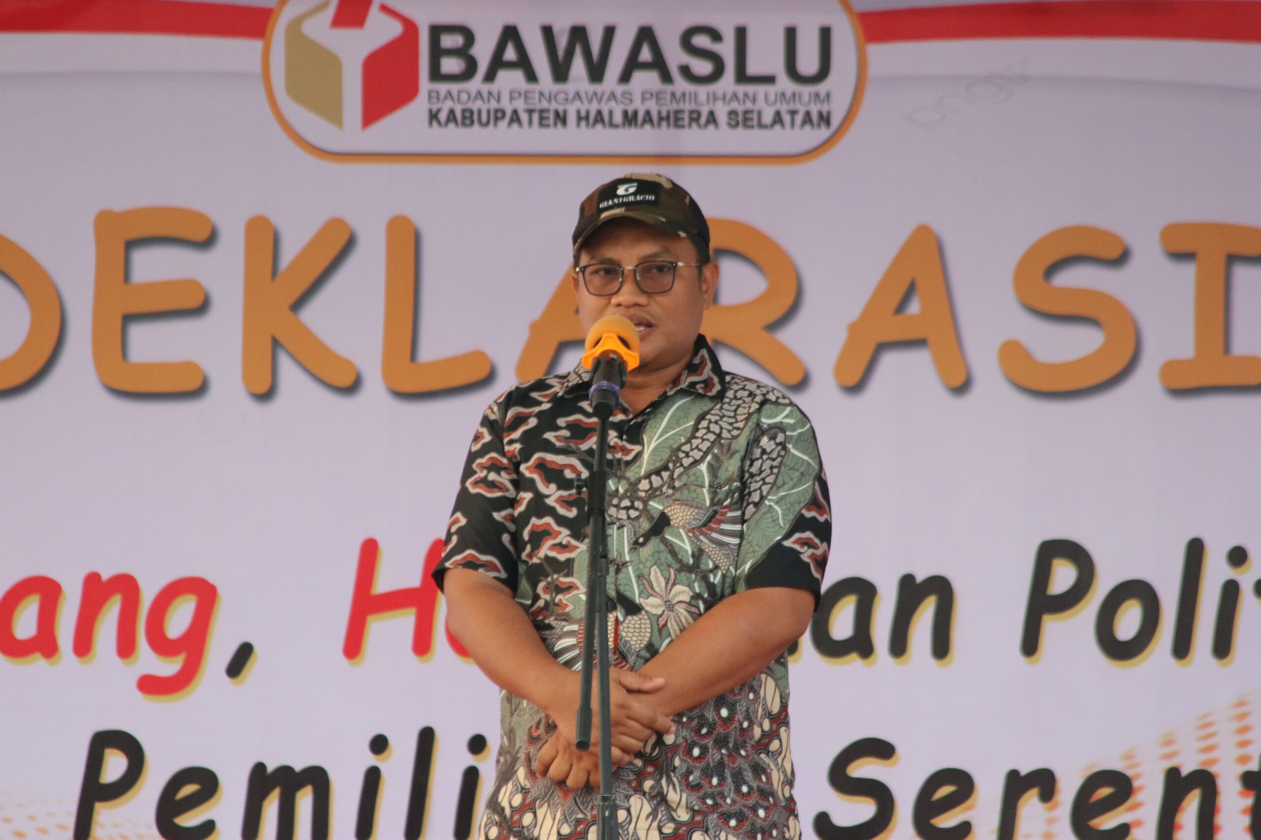 Gambar: Ketua Tim Pemenang Paslon Nomor Urut 3 Bassam-Helmi.