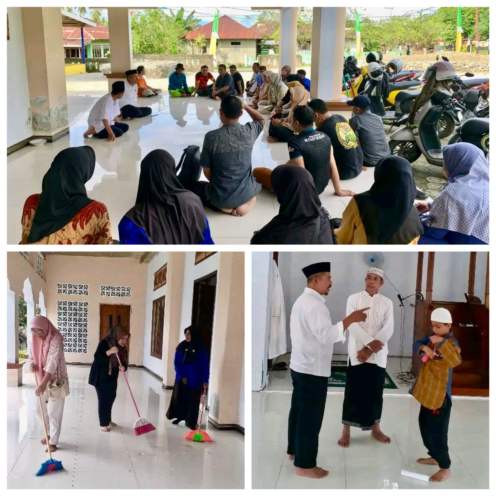 Foto Saat Melaksanakan Kerja Bakti.