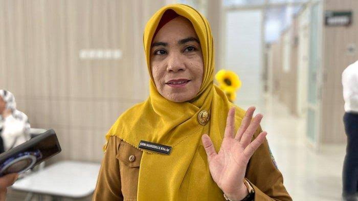Foto Karima Nazaruddin Kadis DP3AK Halsel.