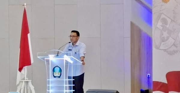 Foto M. Zaky Abdul Wahab Saat Memberikan Sambutan.
