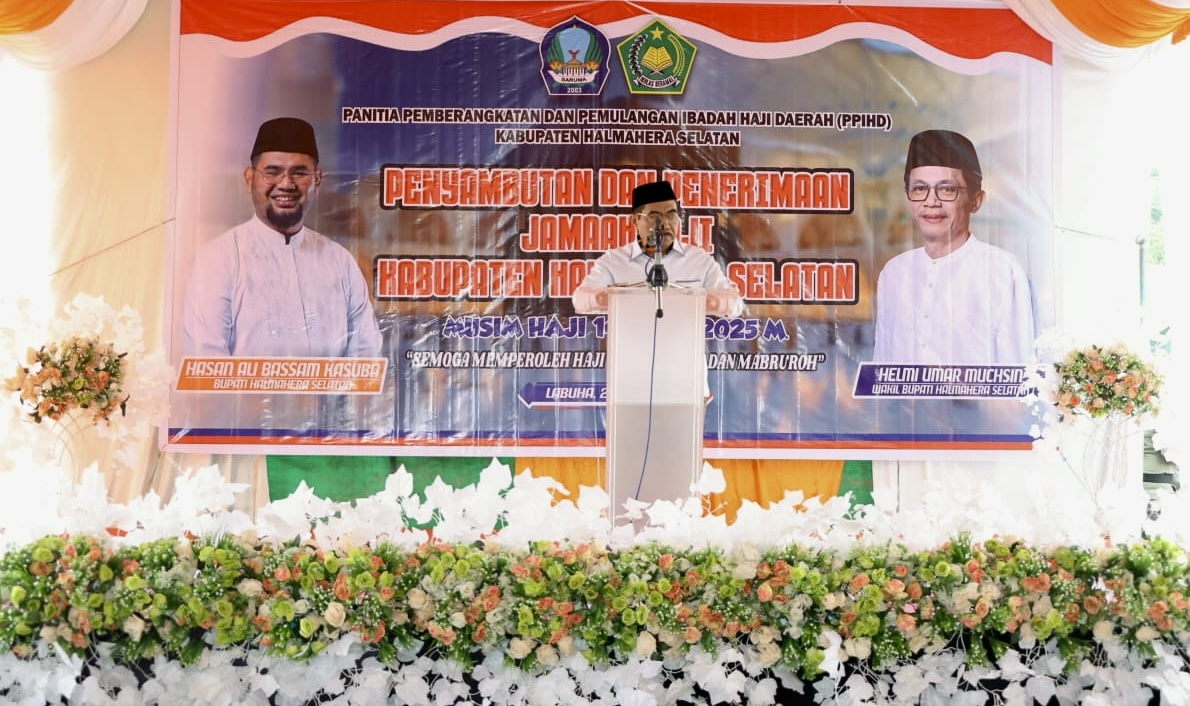 Gambar : Saiful Djafar Arfa Kepala Kemenag Halsel.