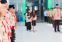 Gambar : Ketua Kwarcab Halsel, Kak Rifa’at Al Sa’adah.