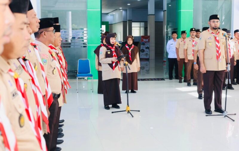 Gambar : Ketua Kwarcab Halsel, Kak Rifa’at Al Sa’adah.