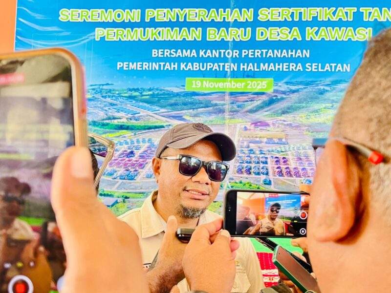 Gambar : Ikbal Mustafa Kepala Dinas Perumahan dan Pemukiman Halmahera Selatan.
