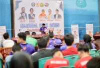 Gambar : Ketua PBSI Halmahera Selatan.