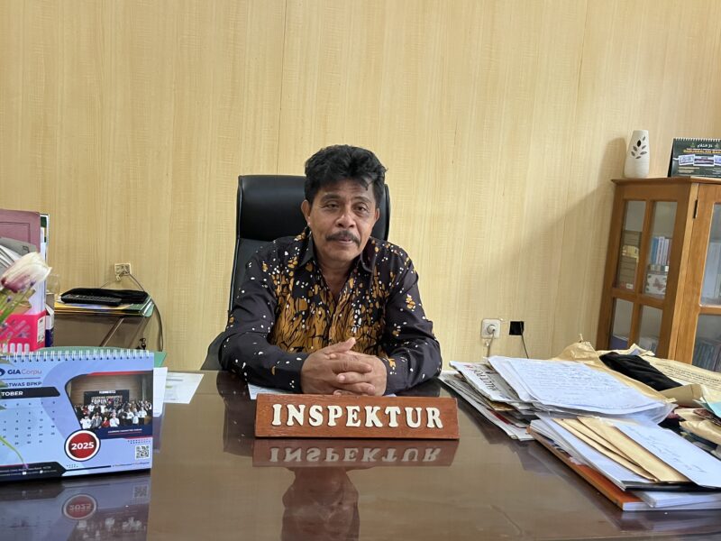 Gambar : Ilham Abunakar Kepala Inspektorat Halsel.