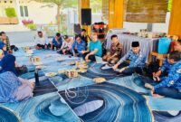 Gambar : Ketua Kwarcab Halsel, Ny. Rifa’at Al Sa’adah Bassam Saat Pimpinan Apel.