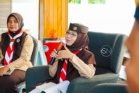 Gambar : Ketua Karcab Halsel Saat Menyampaikan Arahan.