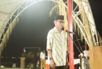 Gambar : Wakil Bupati Halsel Menutup Kegiatan IKA-Togale.