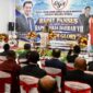 Gambar : Bupati Halsel Saat Sambutan.