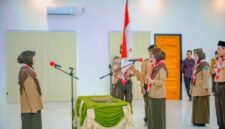 Gambar : Kak Kwarcab Halsel, Rifa'at Al Sa'adah Pengukuhan Satuan Karya bakti Bakti Husada.
