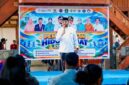 Gambar : Bupati Halsel Saat Menyampaikan Sambutan.